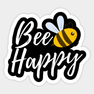 Bee Happy Sticker